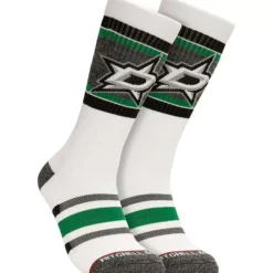 Mitchell & Ness Accessories-Cross Bar Crew Socks Dallas Stars