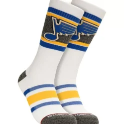 Mitchell & Ness Accessories-Cross Bar Crew Socks St. Louis Blues