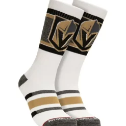 Mitchell & Ness Accessories-Cross Bar Crew Socks Vegas Golden Knights