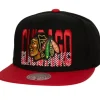 Mitchell & Ness Snapback-Cross Check Snapback Chicago Blackhawks