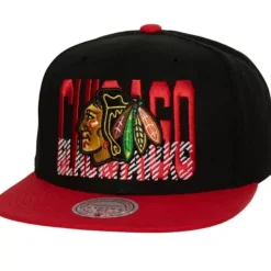 Mitchell & Ness Snapback-Cross Check Snapback Chicago Blackhawks