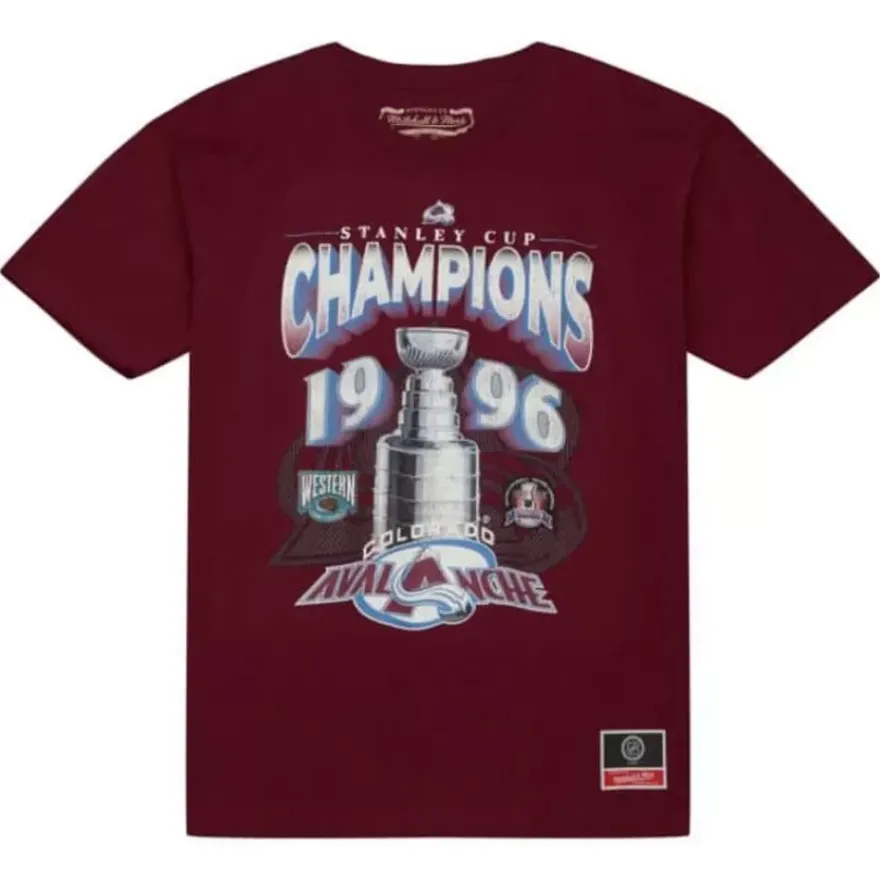 Mitchell & Ness T-Shirts & Tops-Cup Chase Tee Colorado Avalanche