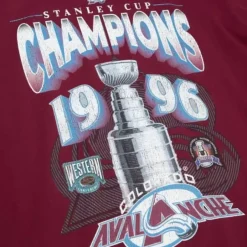 Mitchell & Ness T-Shirts & Tops-Cup Chase Tee Colorado Avalanche