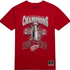 Mitchell & Ness T-Shirts & Tops-Cup Chase Tee Detroit Red Wings