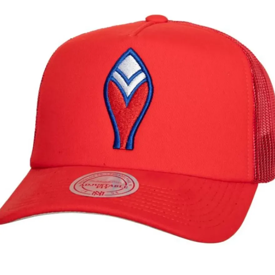 Mitchell & Ness Snapback-Curveball Trucker Coop Atlanta Braves