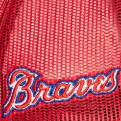 Mitchell & Ness Snapback-Curveball Trucker Coop Atlanta Braves