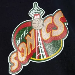 Mitchell & Ness Hoodies & Sweatshirts-Cut Up Hoody Seattle Supersonics