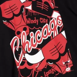 Mitchell & Ness T-Shirts & Tops-Cut Up Tee Chicago Bulls
