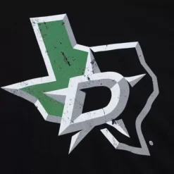 Mitchell & Ness T-Shirts & Tops-Distressed Basic Logo Tee Dallas Stars