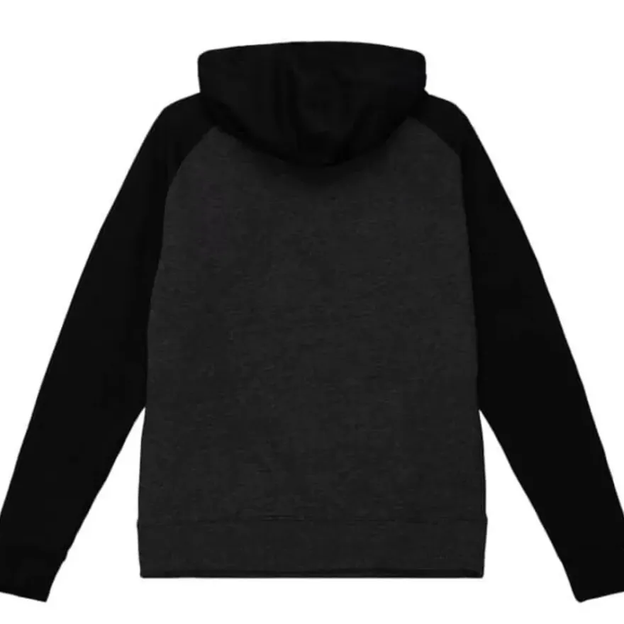 Mitchell & Ness Hoodies & Sweatshirts-Distressed Logo Hoody Calgary Flames