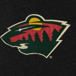 Mitchell & Ness Hoodies & Sweatshirts-Distressed Logo Hoody Minnesota Wild