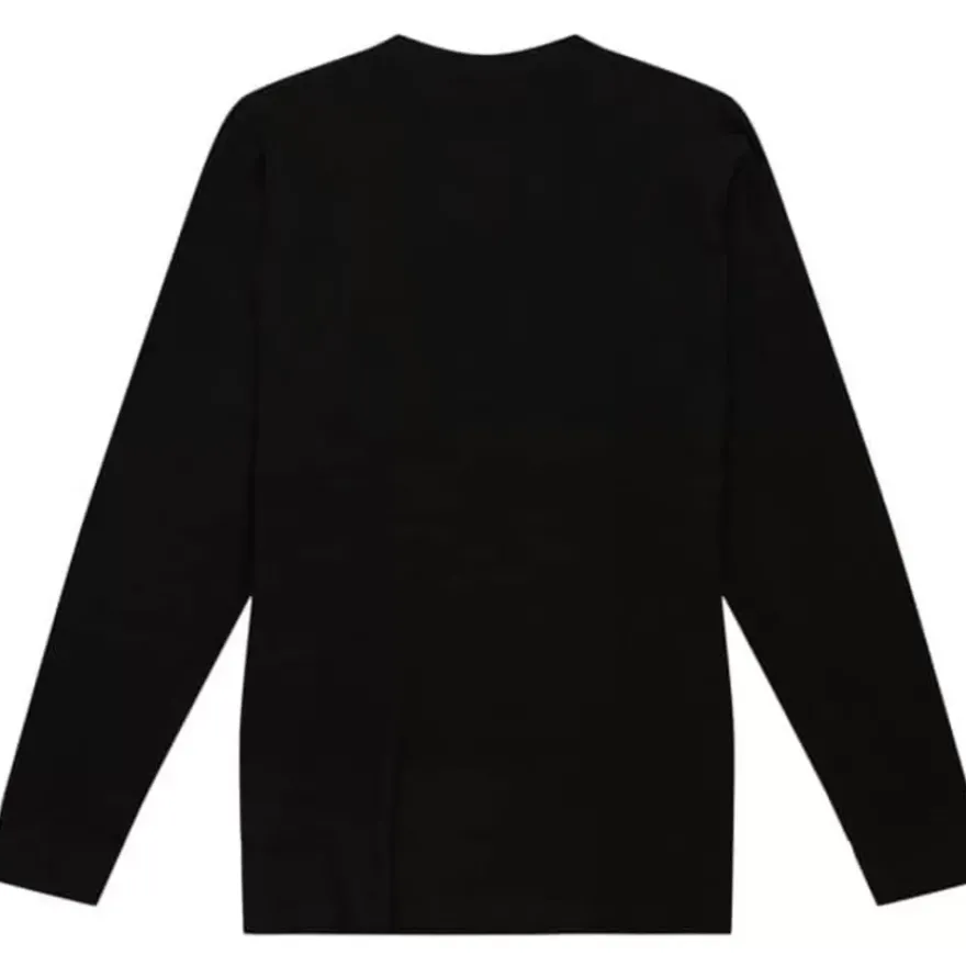 Mitchell & Ness T-Shirts & Tops-Distressed Logo Ls Tee Detroit Red Wings