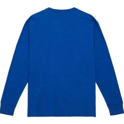 Mitchell & Ness T-Shirts & Tops-Distressed Logo Ls Tee Toronto Maple Leafs