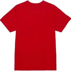 Mitchell & Ness T-Shirts & Tops-Distressed Logo Tee Detroit Red Wings