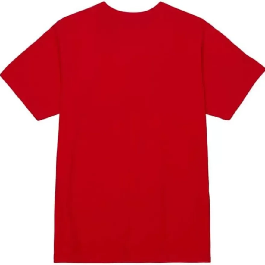 Mitchell & Ness T-Shirts & Tops-Distressed Logo Tee Washington Capitals