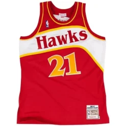Mitchell & Ness Nba Authentic-Dominique Wilkins 1986-87 Authentic Jersey Atlanta Hawks