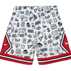 Mitchell & Ness Nba Swingman-Doodle Swingman Chicago Bulls 1997-98 Shorts