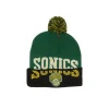 Mitchell & Ness Knit-Double Take Pom Knit Hwc Seattle Supersonics