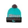 Mitchell & Ness Knit-Double Take Pom Knit Hwc Vancouver Grizzlies