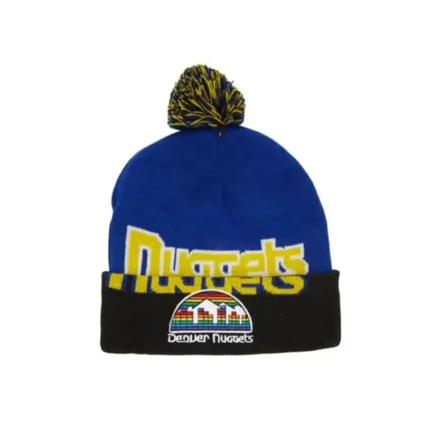 Mitchell & Ness Knit-Double Take Pom Knit Hwc Denver Nuggets