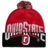 Mitchell & Ness Knit-Double Take Pom Knit Ohio State