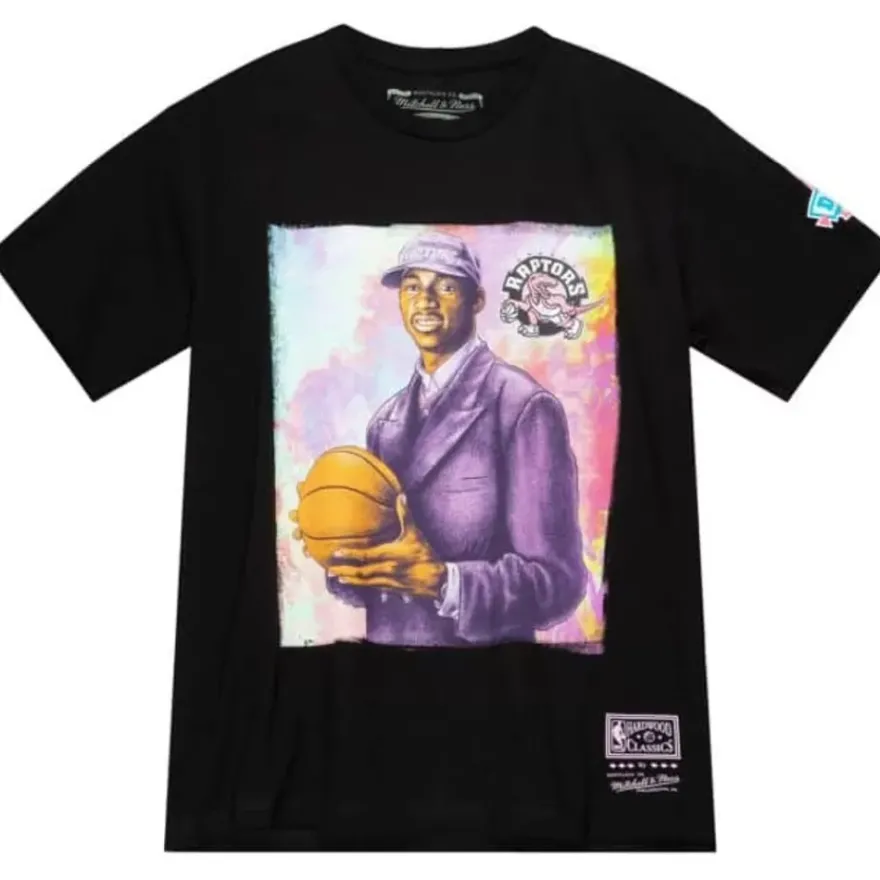 Mitchell & Ness T-Shirts & Tops-Draft Day Colorwash Tee Toronto Raptors Tracy Mcgrady