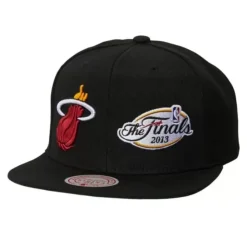 Mitchell & Ness Snapback-Dual Whammy Snapback Miami Heat