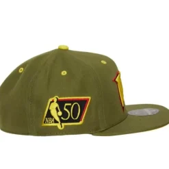 Mitchell & Ness Fitted-Dusty Olive Fitted Hwc Golden State Warriors