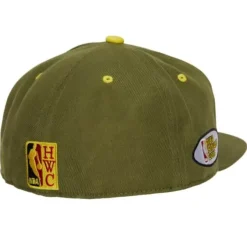 Mitchell & Ness Fitted-Dusty Olive Fitted Hwc San Antonio Spurs