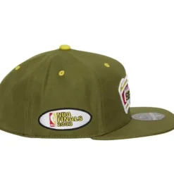 Mitchell & Ness Fitted-Dusty Olive Fitted Hwc San Antonio Spurs