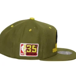 Mitchell & Ness Fitted-Dusty Olive Fitted Hwc Seattle Supersonics