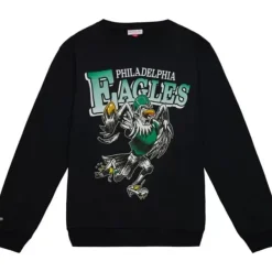 Mitchell & Ness Hoodies & Sweatshirts-Eagles Crew Philadelphia Eagles