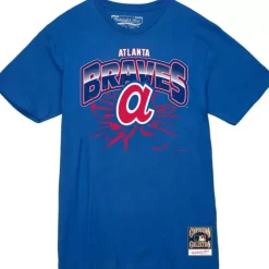 Mitchell & Ness T-Shirts & Tops-Earthquake Tee Atlanta Braves