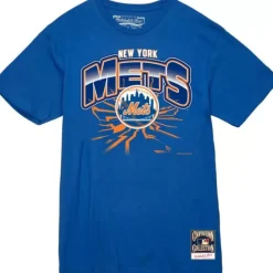 Mitchell & Ness T-Shirts & Tops-Earthquake Tee New York Mets