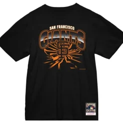 Mitchell & Ness T-Shirts & Tops-Earthquake Tee San Francisco Giants