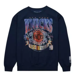 Mitchell & Ness Hoodies & Sweatshirts-Easy Cool Crewneck Sweatshirt New York Knicks