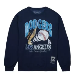 Mitchell & Ness Hoodies & Sweatshirts-Easy Cool Crewneck Sweatshirt Los Angeles Dodgers