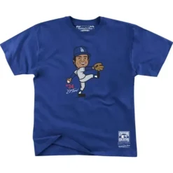Mitchell & Ness T-Shirts & Tops-El Toro Tee Los Angeles Dodgers Fernando Valenzuela