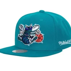Mitchell & Ness Snapback-English Dropback Snapback Hwc Charlotte Hornets