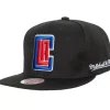 Mitchell & Ness Snapback-English Dropback Snapback Los Angeles Clippers