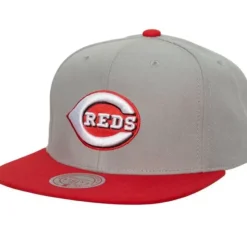 Mitchell & Ness Snapback-Evergreen Snapback Coop Cincinnati Reds