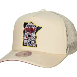 Mitchell & Ness Snapback-Evergreen Trucker Snapback Coop Minnesota Twins