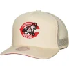 Mitchell & Ness Snapback-Evergreen Trucker Snapback Coop Cincinnati Reds