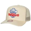 Mitchell & Ness Snapback-Evergreen Trucker Snapback Coop Texas Rangers