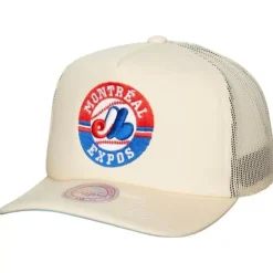 Mitchell & Ness Snapback-Evergreen Trucker Snapback Coop Montreal Expos