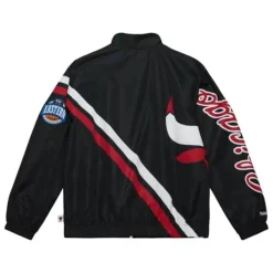 Mitchell & Ness Jackets & Outerwear-Exploded Logo Warm Up Jacket Chicago Bulls