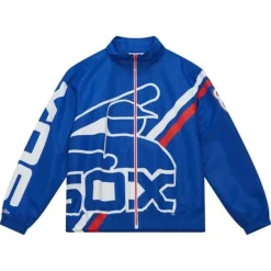 Mitchell & Ness Jackets & Outerwear-Exploded Logo Warm Up Jacket Chicago White Sox