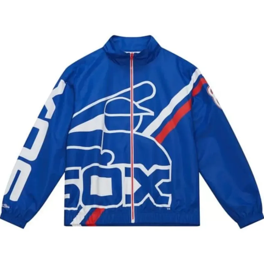 Mitchell & Ness Jackets & Outerwear-Exploded Logo Warm Up Jacket Chicago White Sox