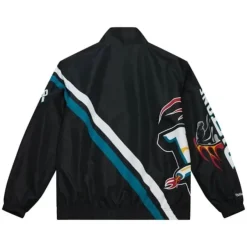 Mitchell & Ness Jackets & Outerwear-Exploded Logo Warm Up Jacket Detroit Pistons