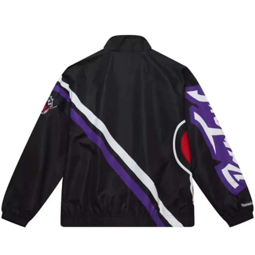 Mitchell & Ness Jackets & Outerwear-Exploded Logo Warm Up Jacket Toronto Raptors